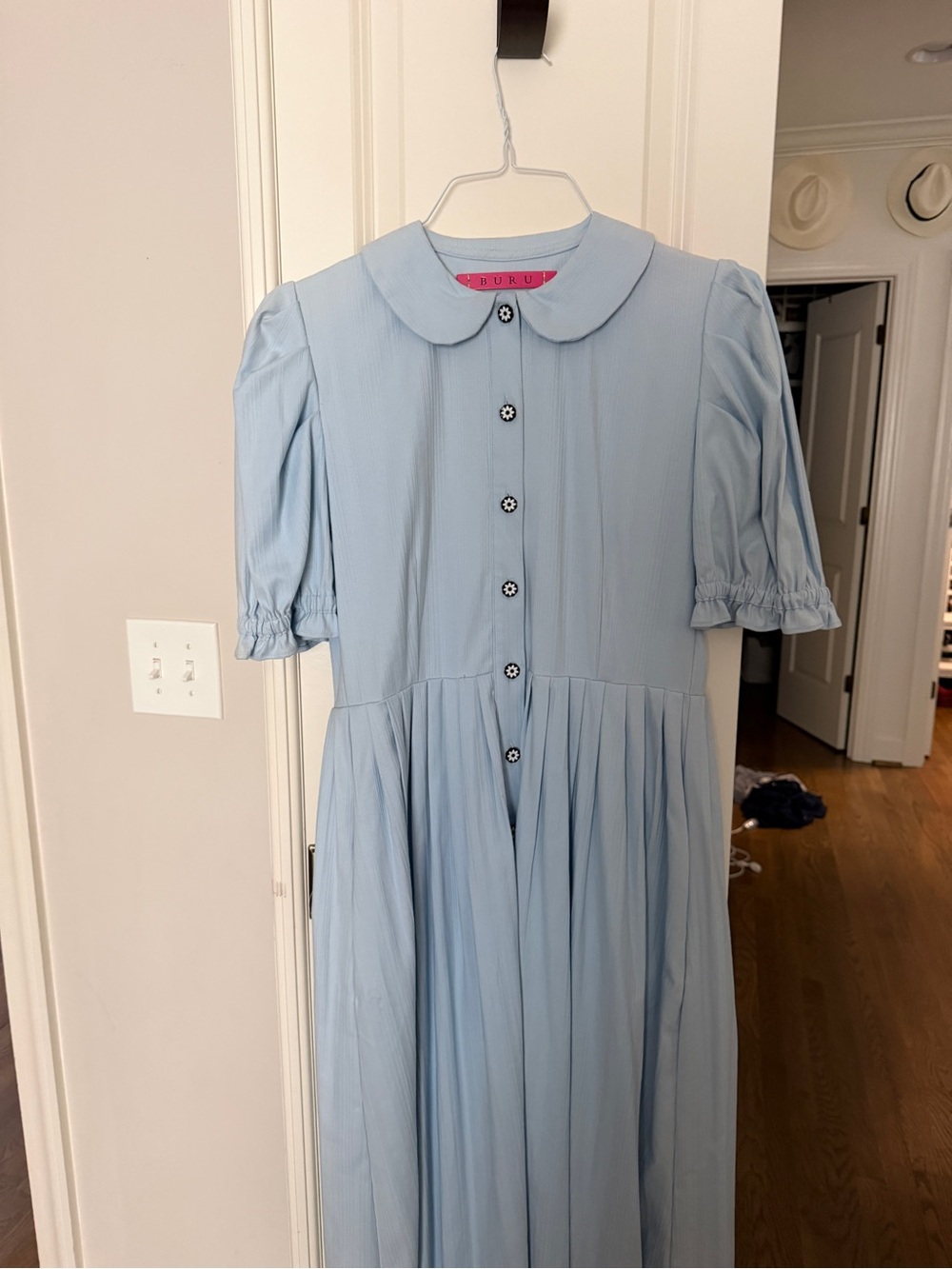 BURU Light Blue Peter Pan Collar Dress